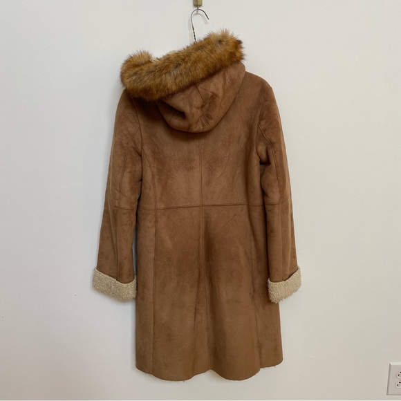 Kenneth Cole Reaction Faux Suede and Shearling Jacket - Picture 4 of 8